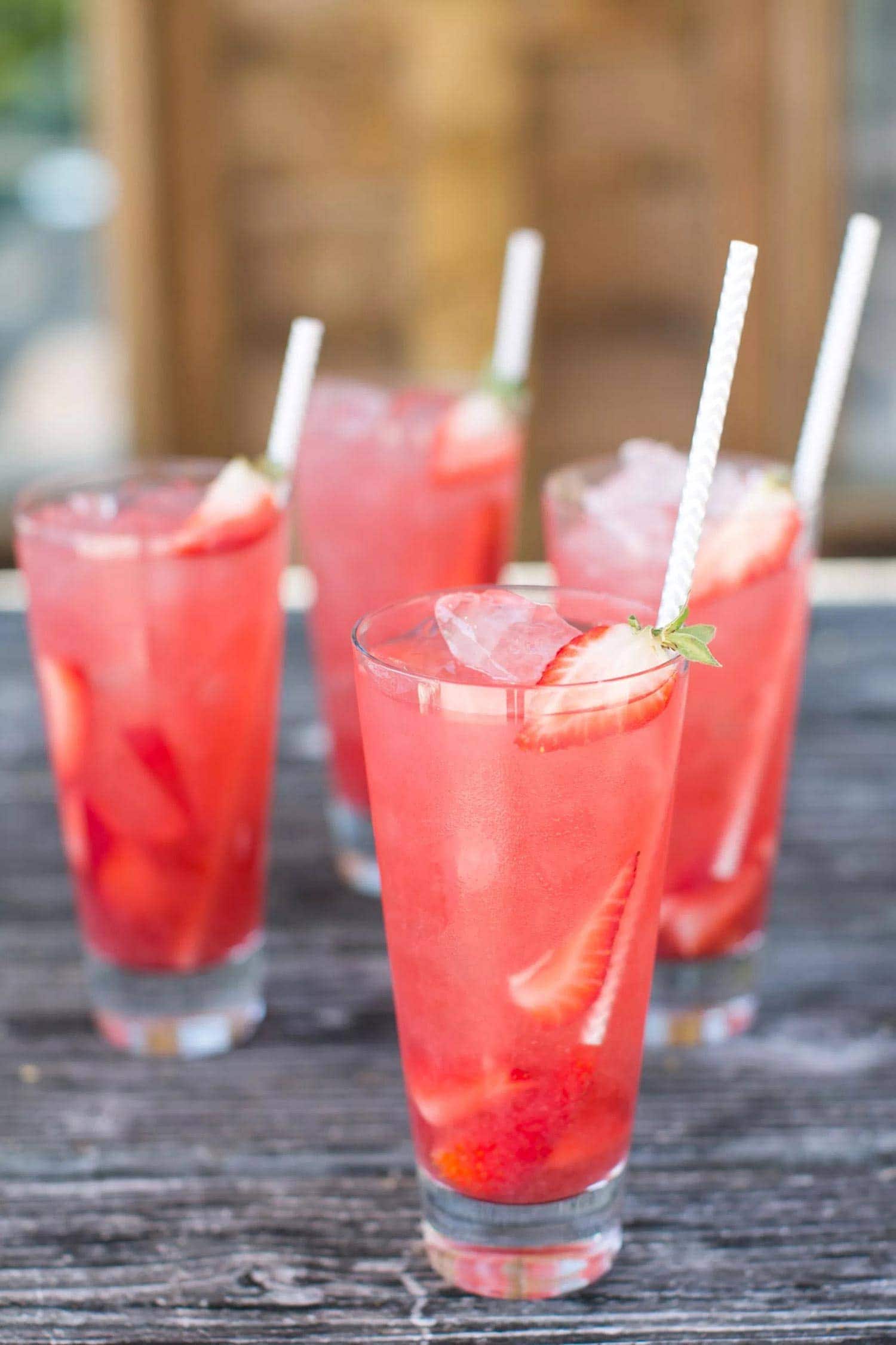 Strawberry Rhubarb Collins | Lisa Dupar Catering | Wedding & Event Catering in Seattle